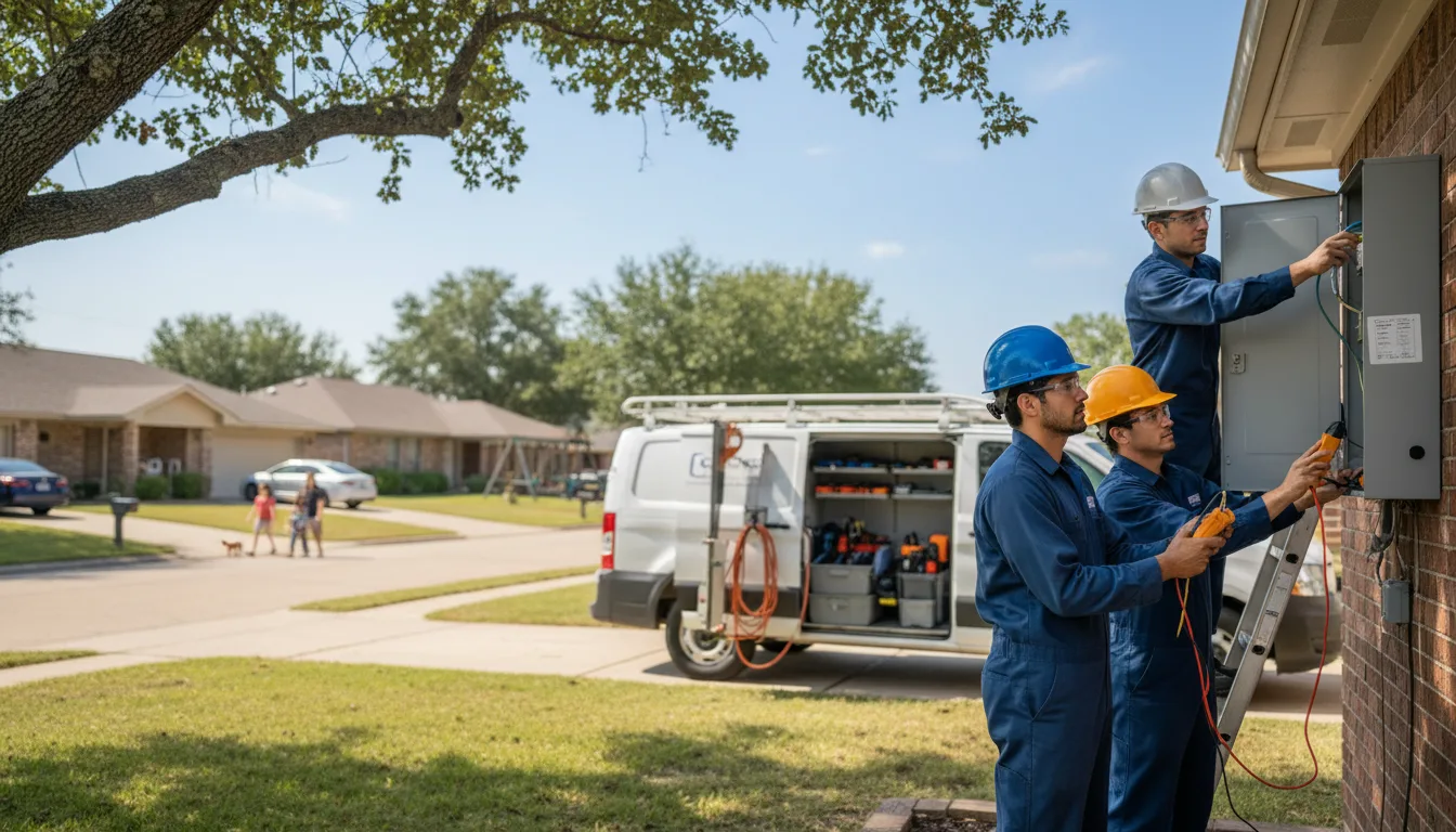 Certified electrician providing emergency electrical services in Hawarden, IA